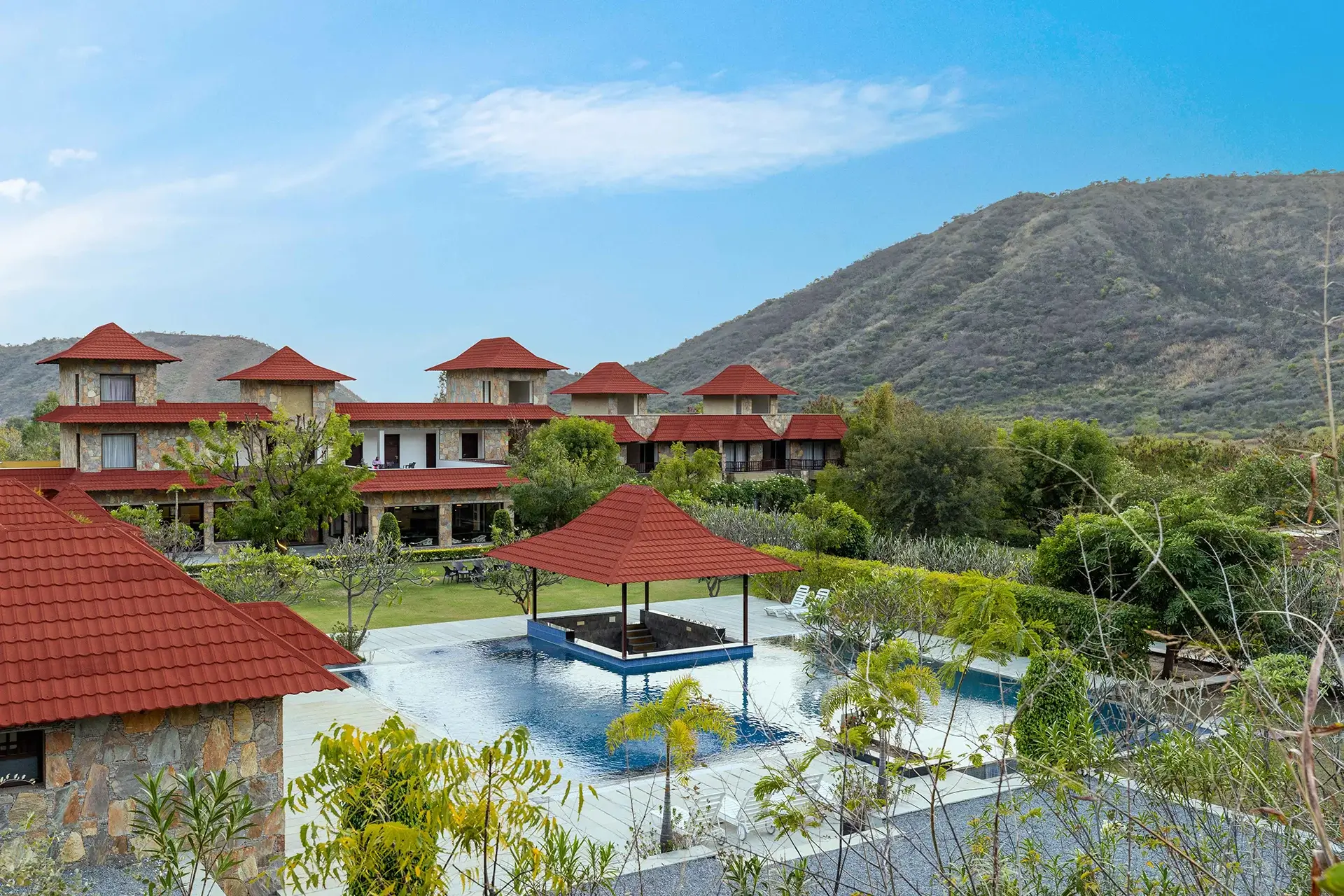 Anandam Luxury Resort in udaipur about